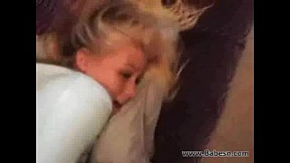 Hot Blonde Bombshell in Steamy Quickie Action